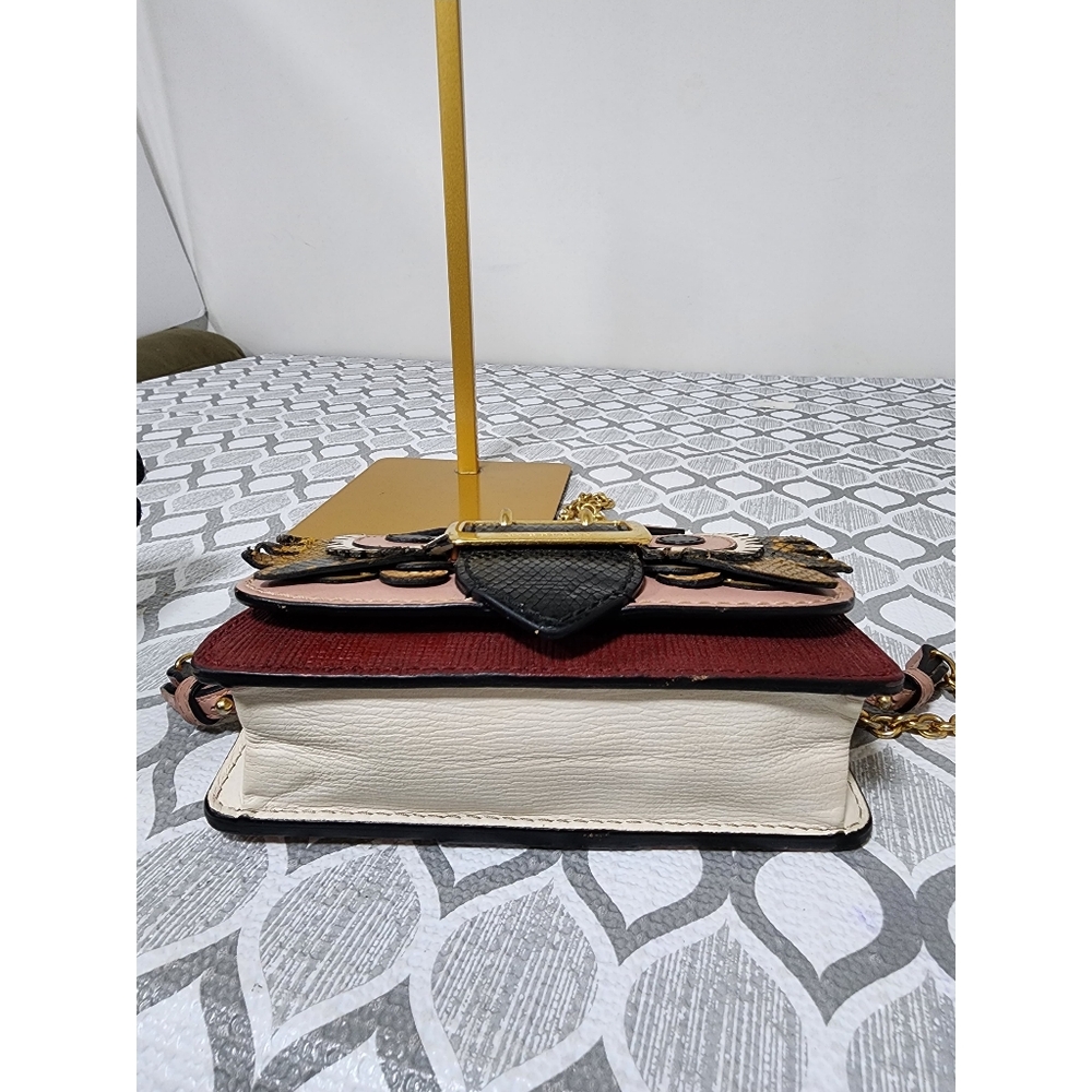 Burberry Owl Chain-Linked Crossbody Bag Multicolored - Picture 7 of 15